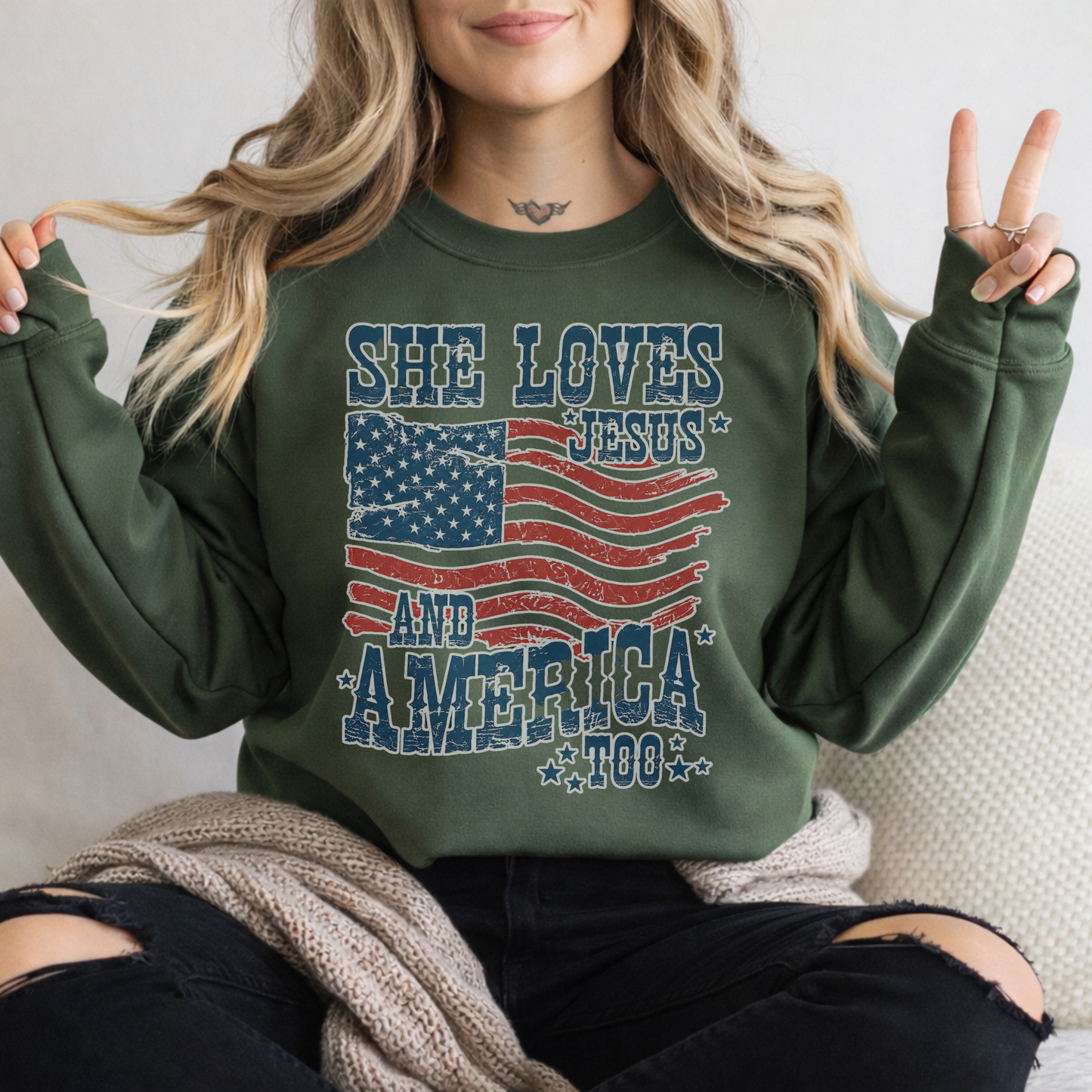 She Loves Jesus And America Too