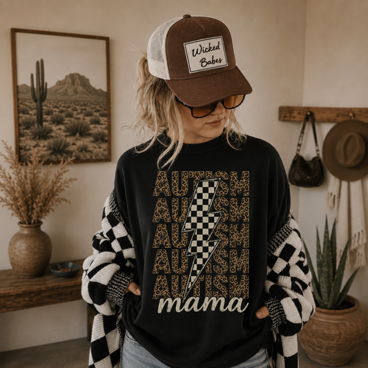 Autism Mama Leopard & Checkered