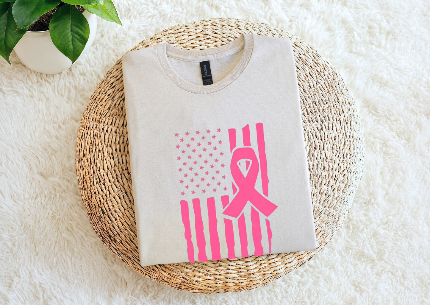 Breast Cancer Awareness Flag