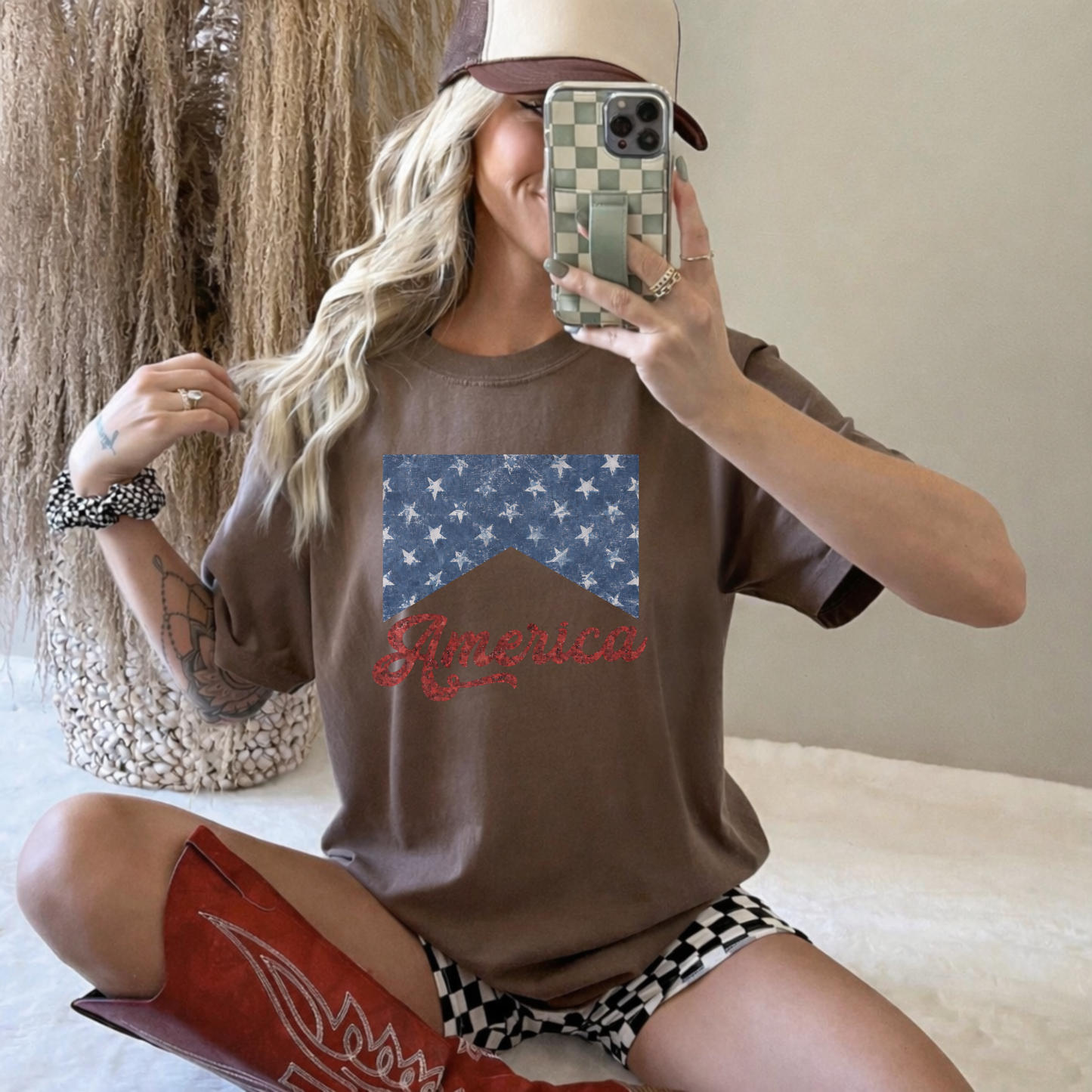 America Retro Graphic