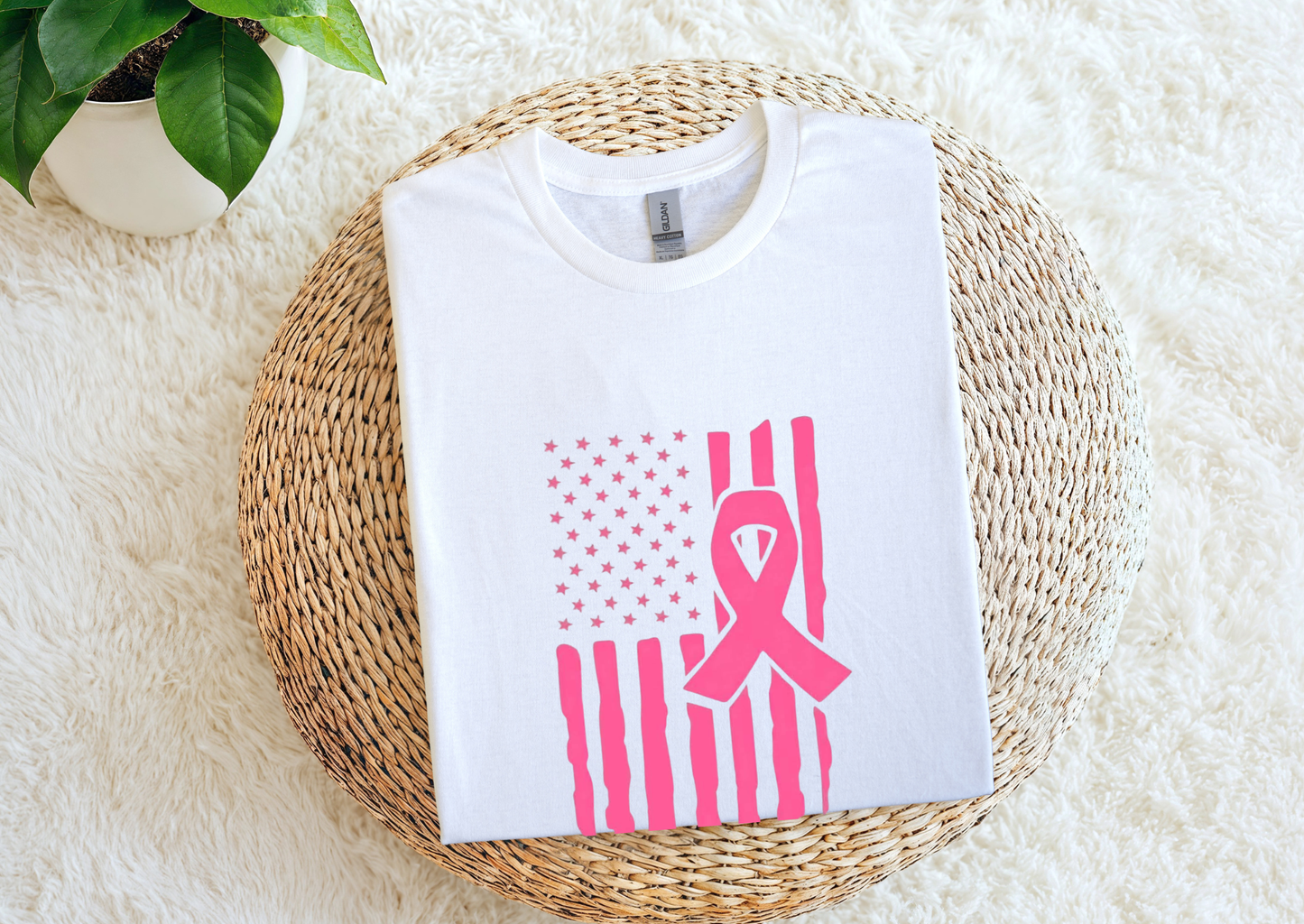 Breast Cancer Awareness Flag