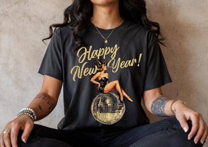 Happy New Year Disco Babe