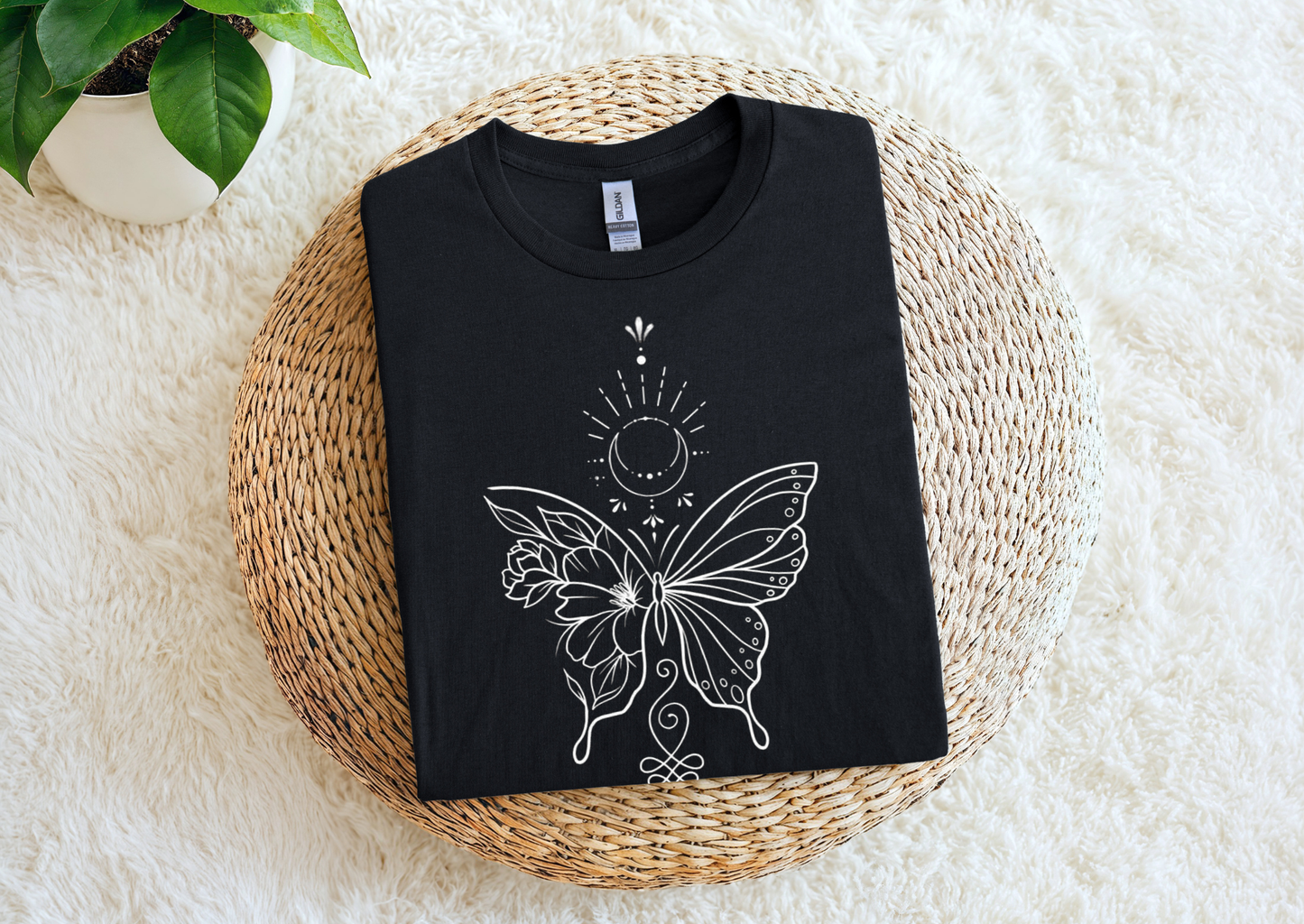 Boho Moon Butterfly