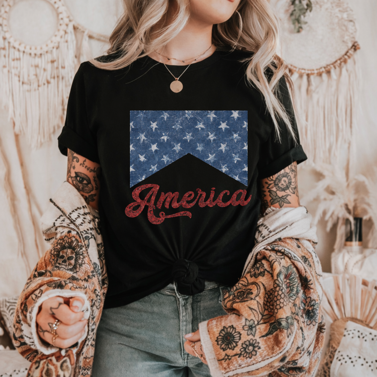 America Retro Graphic