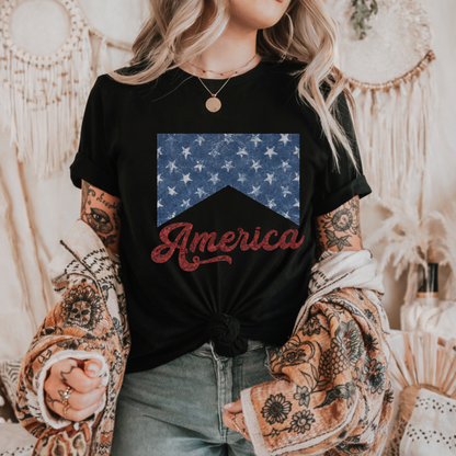 America Retro Graphic