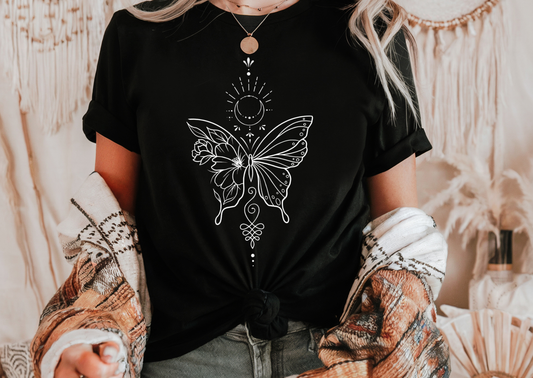 Boho Moon Butterfly