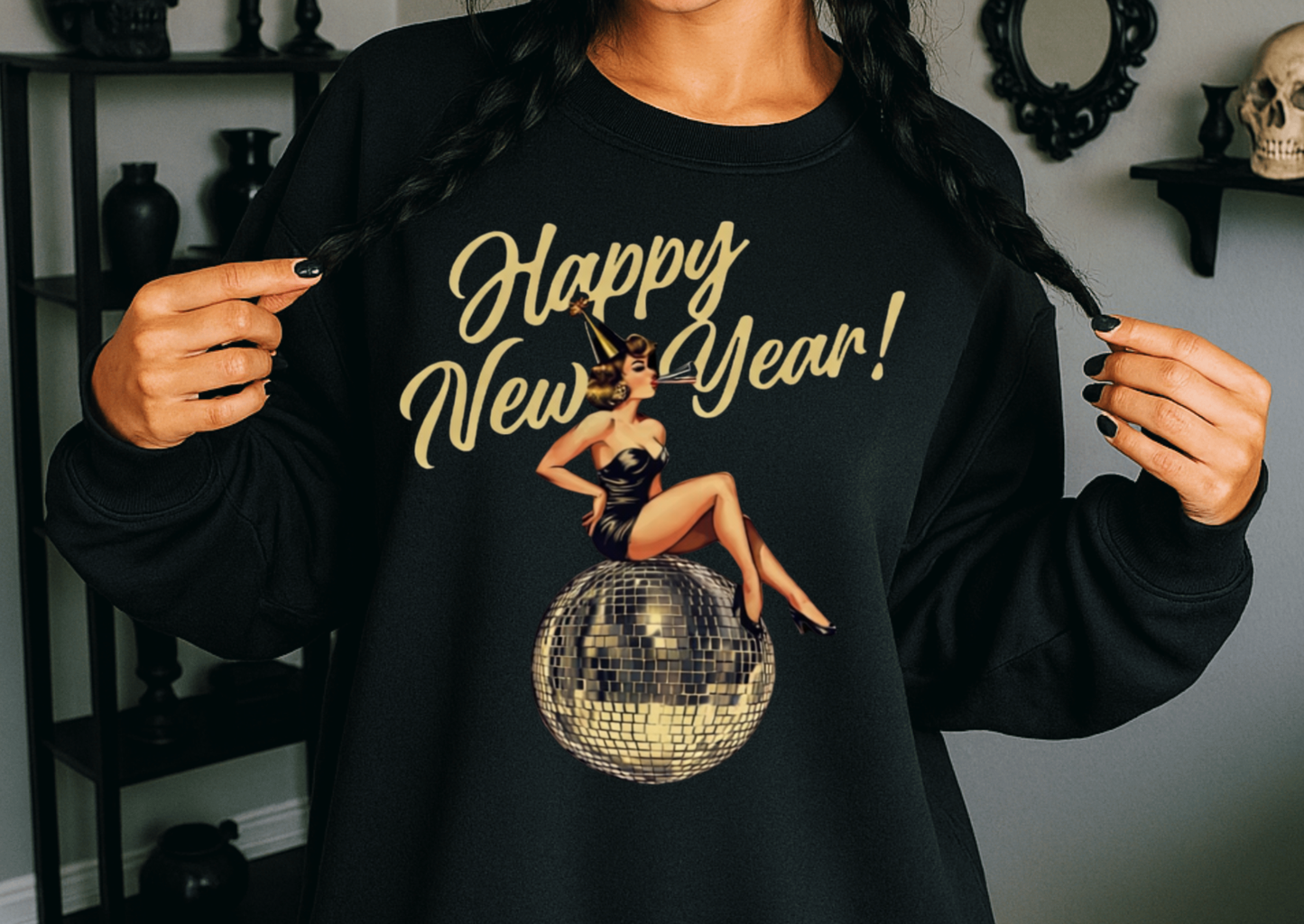Happy New Year Disco Babe