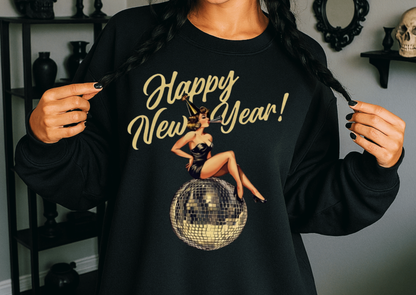 Happy New Year Disco Babe