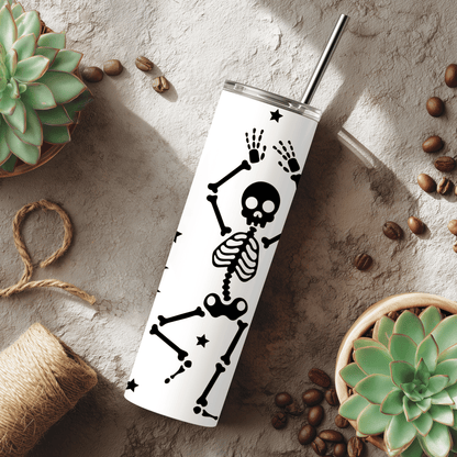 Dancing Skeleton Tumbler