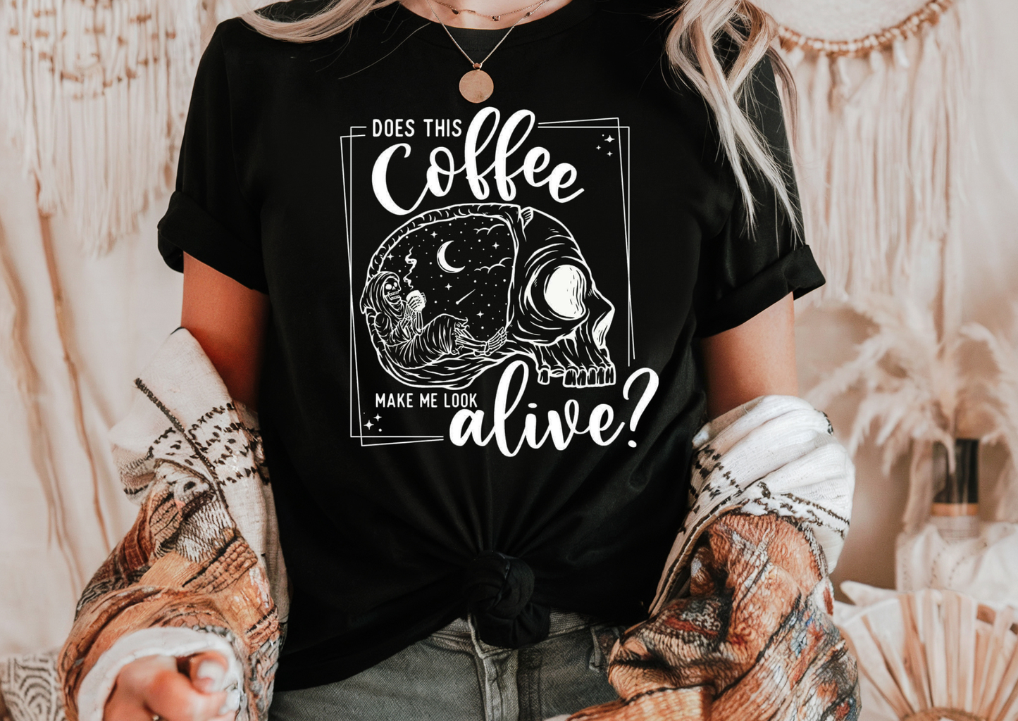 Does This Coffee Make Me Look Alive?