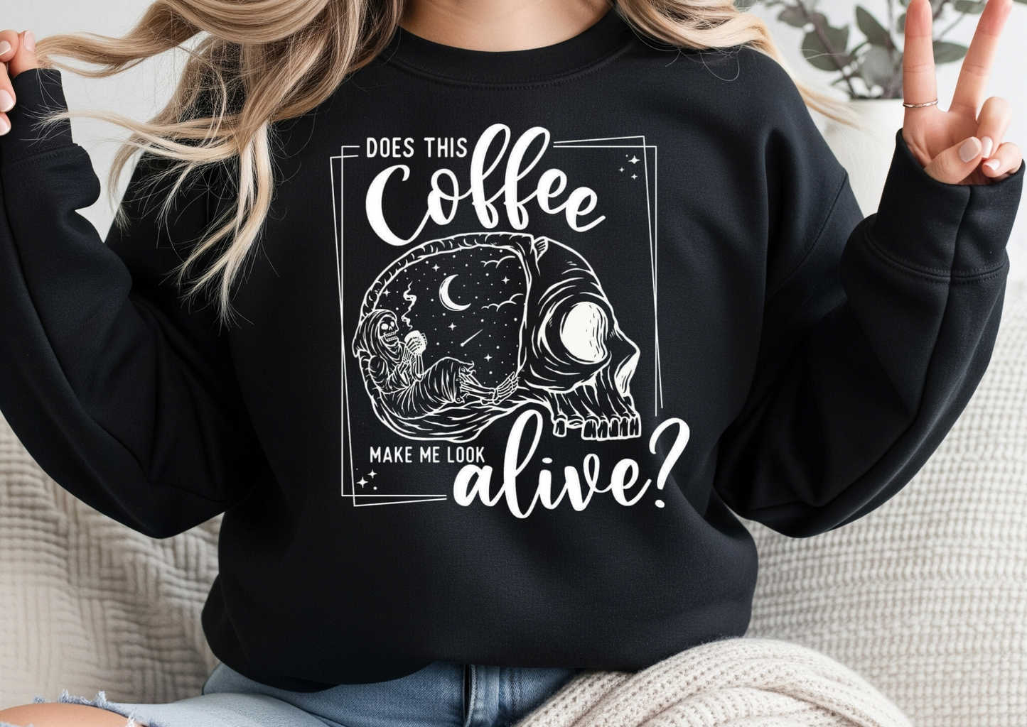 Does This Coffee Make Me Look Alive?