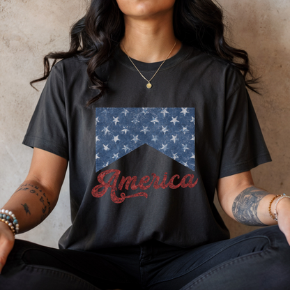 America Retro Graphic