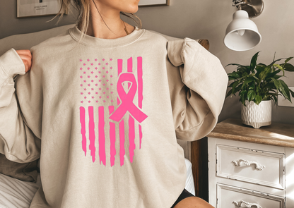 Breast Cancer Awareness Flag