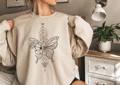 Boho Moon Butterfly