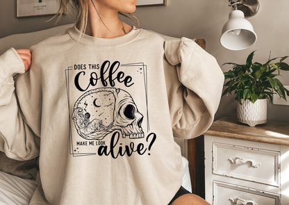 Does This Coffee Make Me Look Alive?