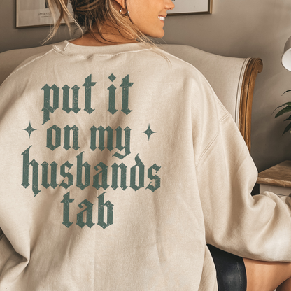 Put It On My Husband's Tab