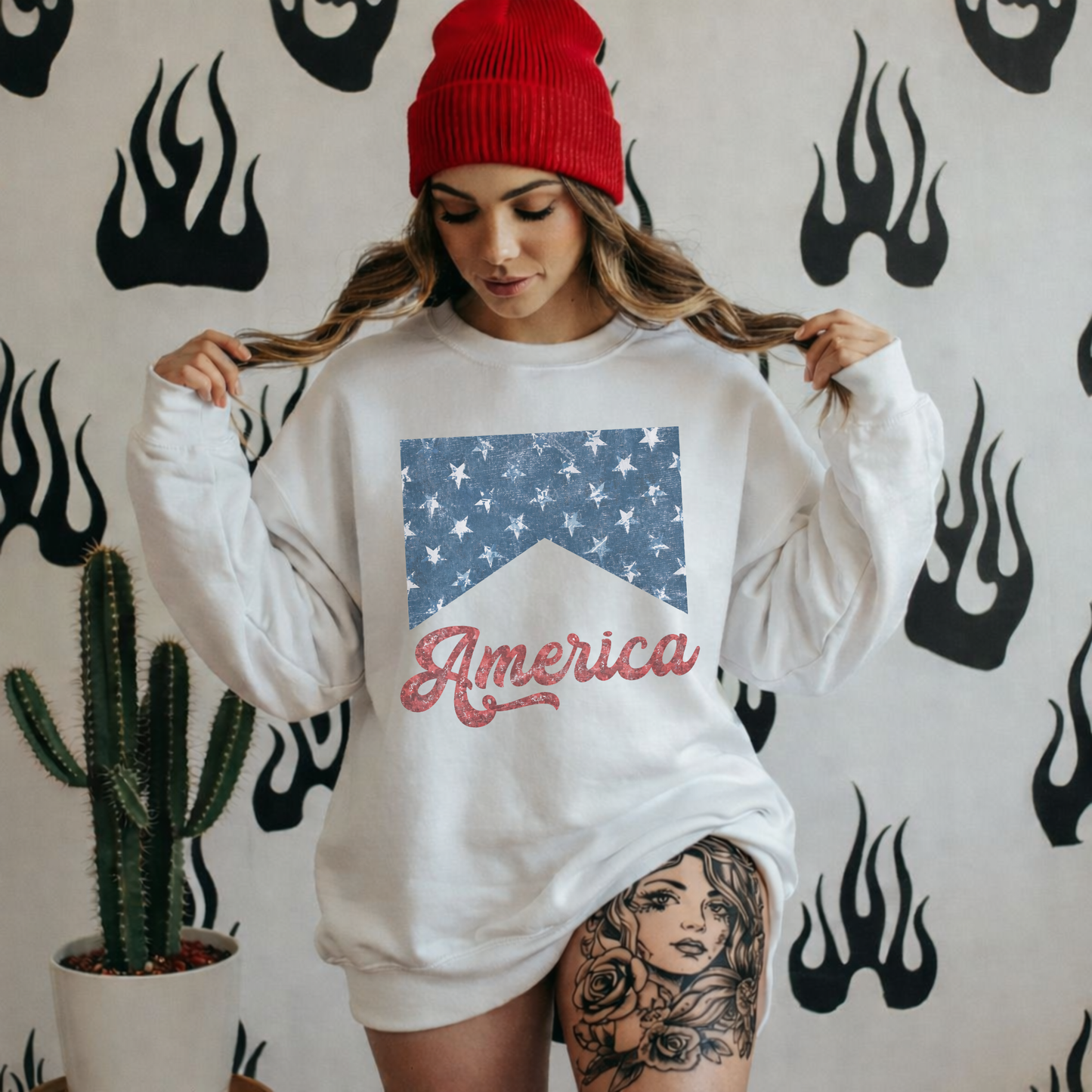 America Retro Graphic