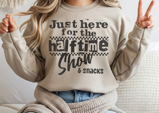 Just Here for the Halftime Show & Snacks