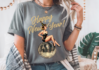 Happy New Year Disco Babe