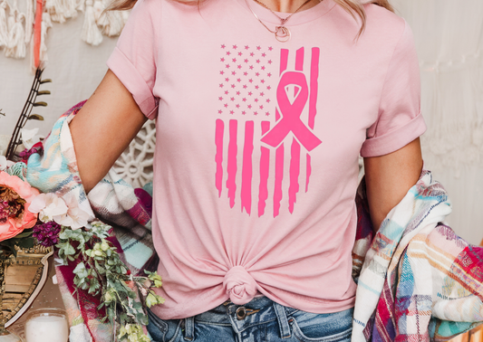 Breast Cancer Awareness Flag