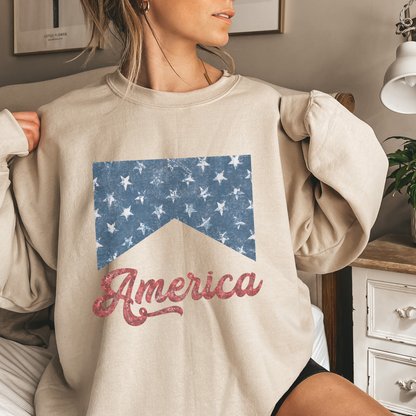 America Retro Graphic