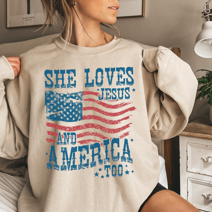 She Loves Jesus And America Too
