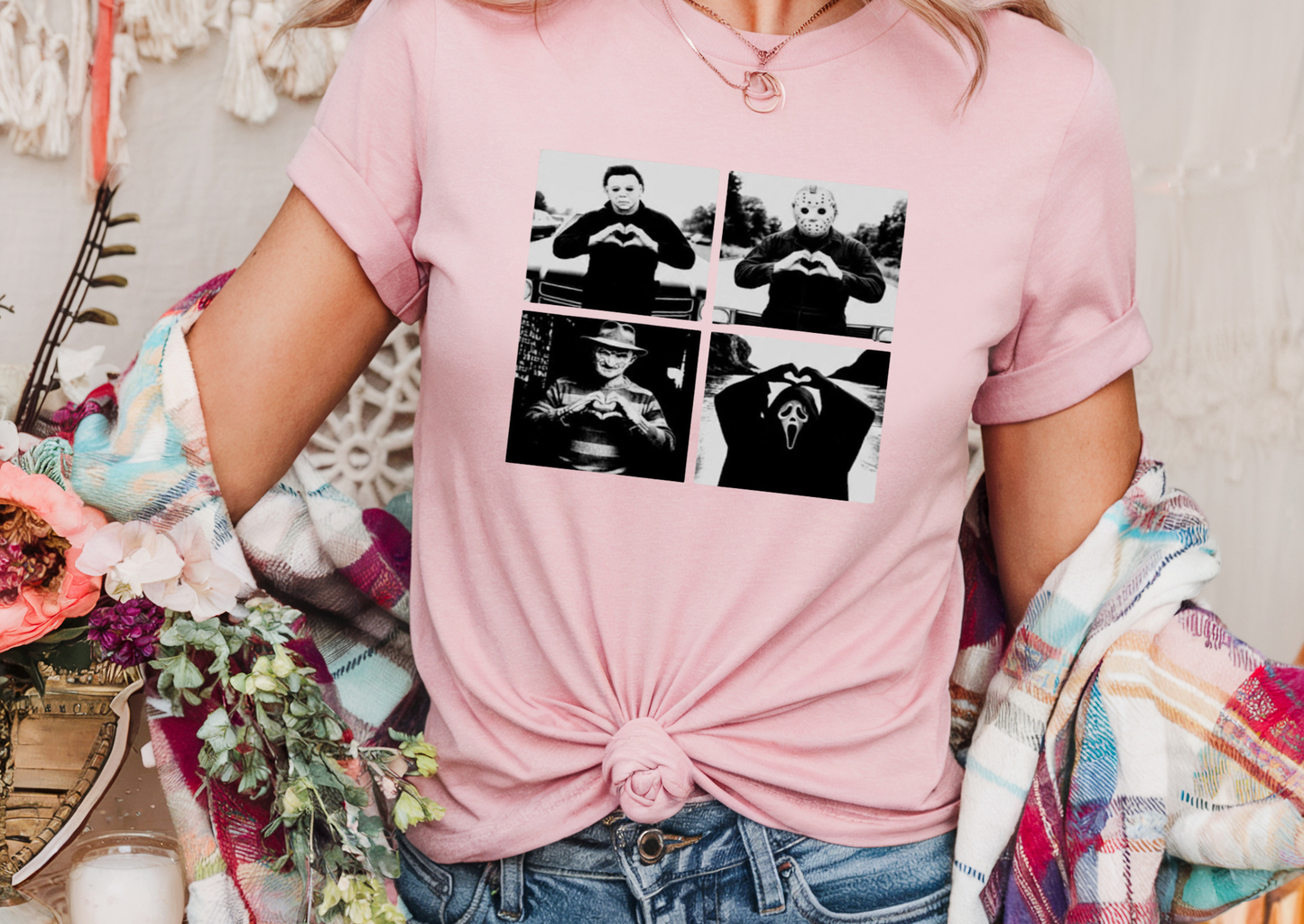 Horror Icons Heart Hands