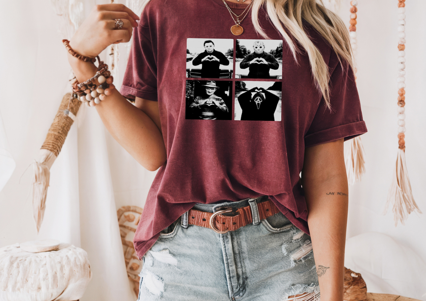 Horror Icons Heart Hands