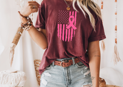 Breast Cancer Awareness Flag