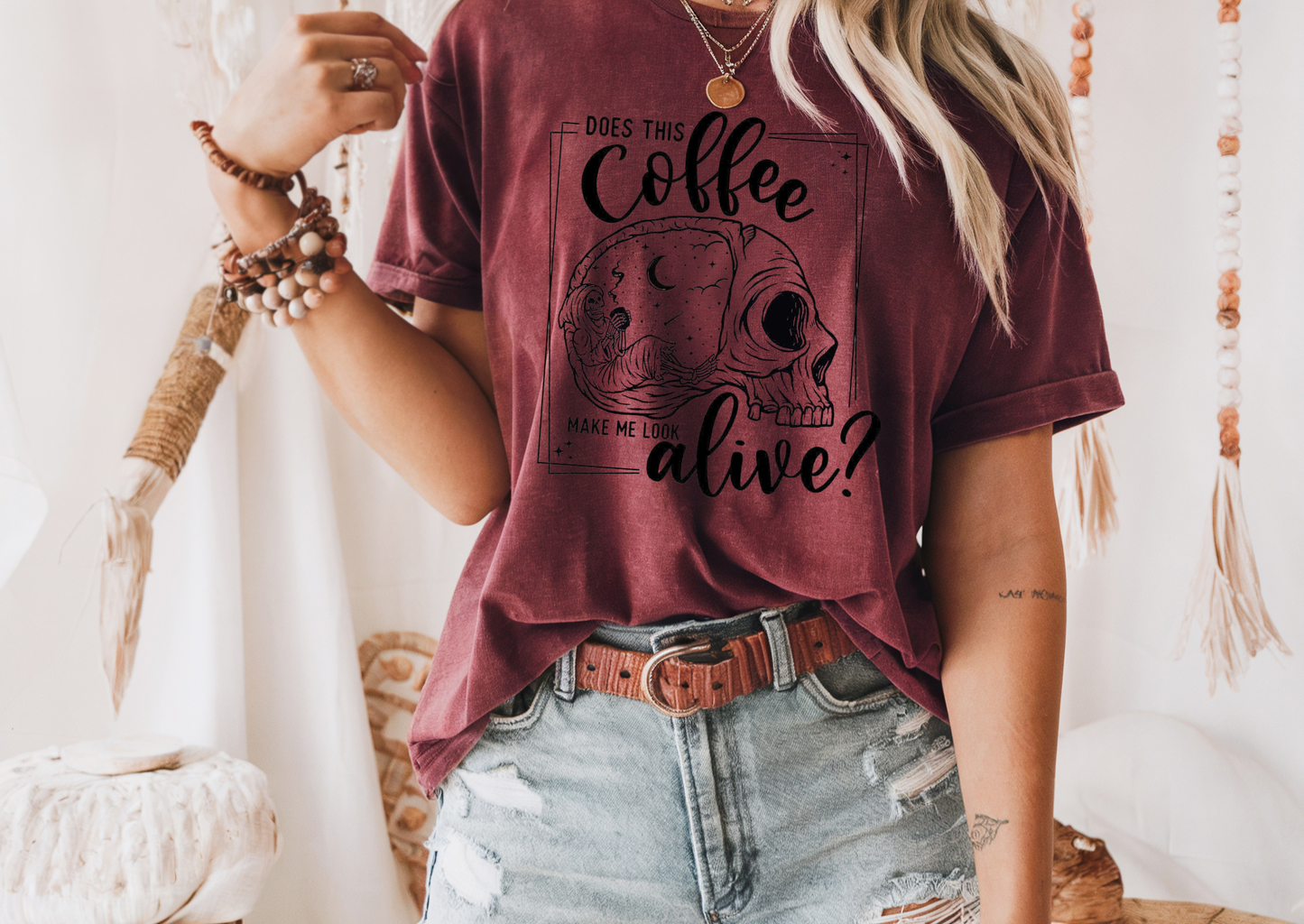 Does This Coffee Make Me Look Alive?