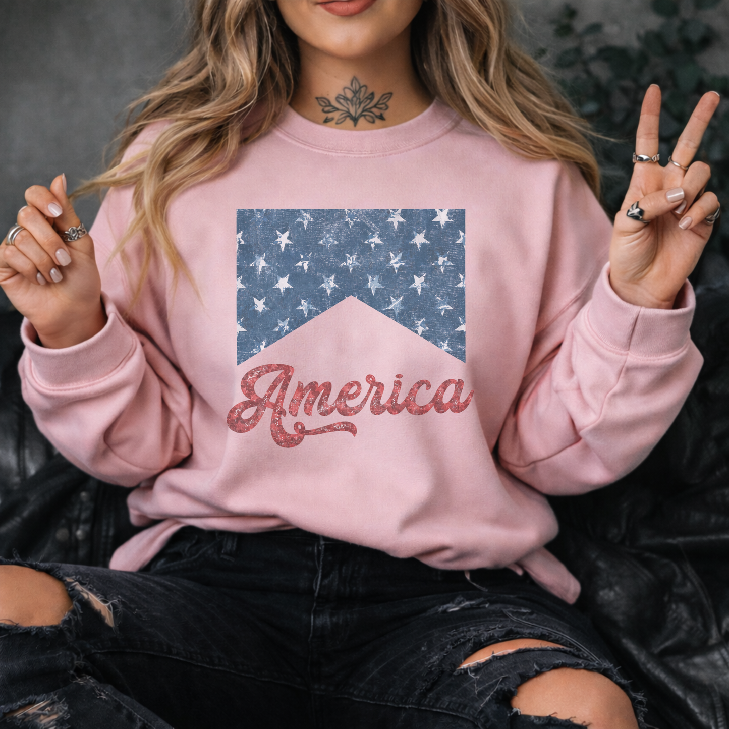 America Retro Graphic