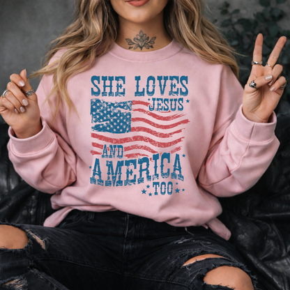 She Loves Jesus And America Too