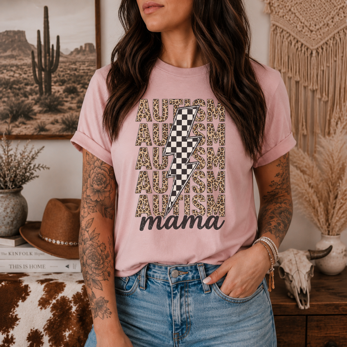 Autism Mama Leopard & Checkered
