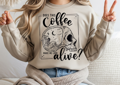 Does This Coffee Make Me Look Alive?