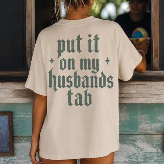 Put It On My Husband's Tab