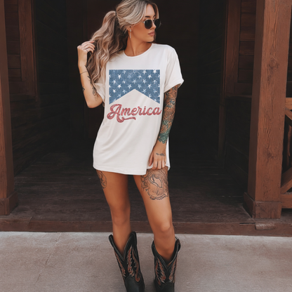 America Retro Graphic