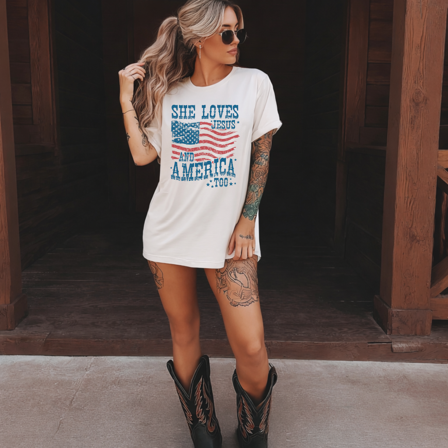 She Loves Jesus And America Too