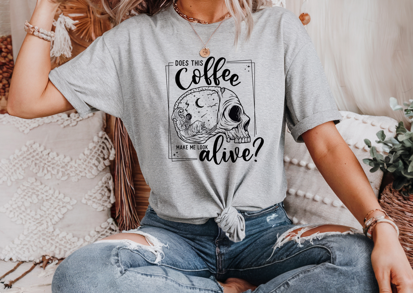 Does This Coffee Make Me Look Alive?