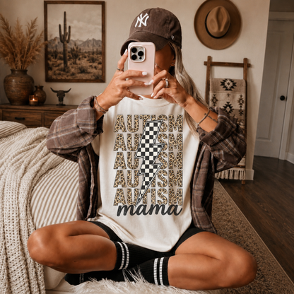 Autism Mama Leopard & Checkered