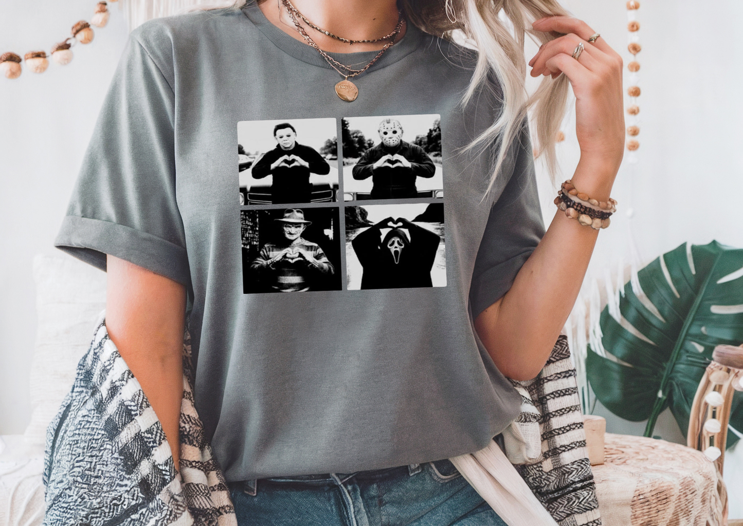 Horror Icons Heart Hands