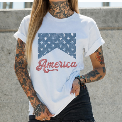 America Retro Graphic