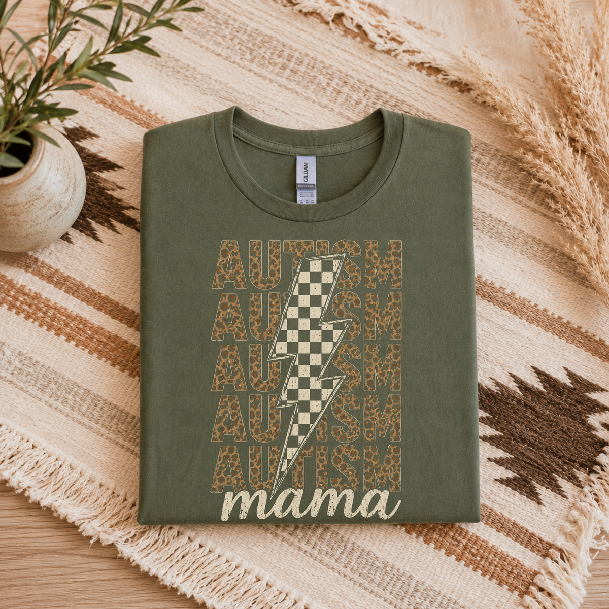 Autism Mama Leopard & Checkered