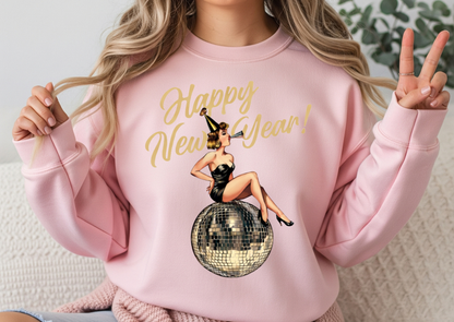 Happy New Year Disco Babe