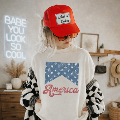 America Retro Graphic