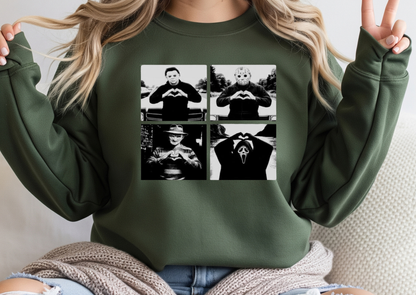 Horror Icons Heart Hands