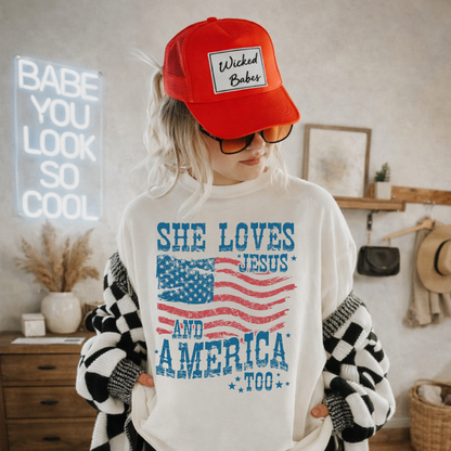 She Loves Jesus And America Too
