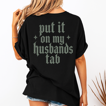 Put It On My Husband's Tab