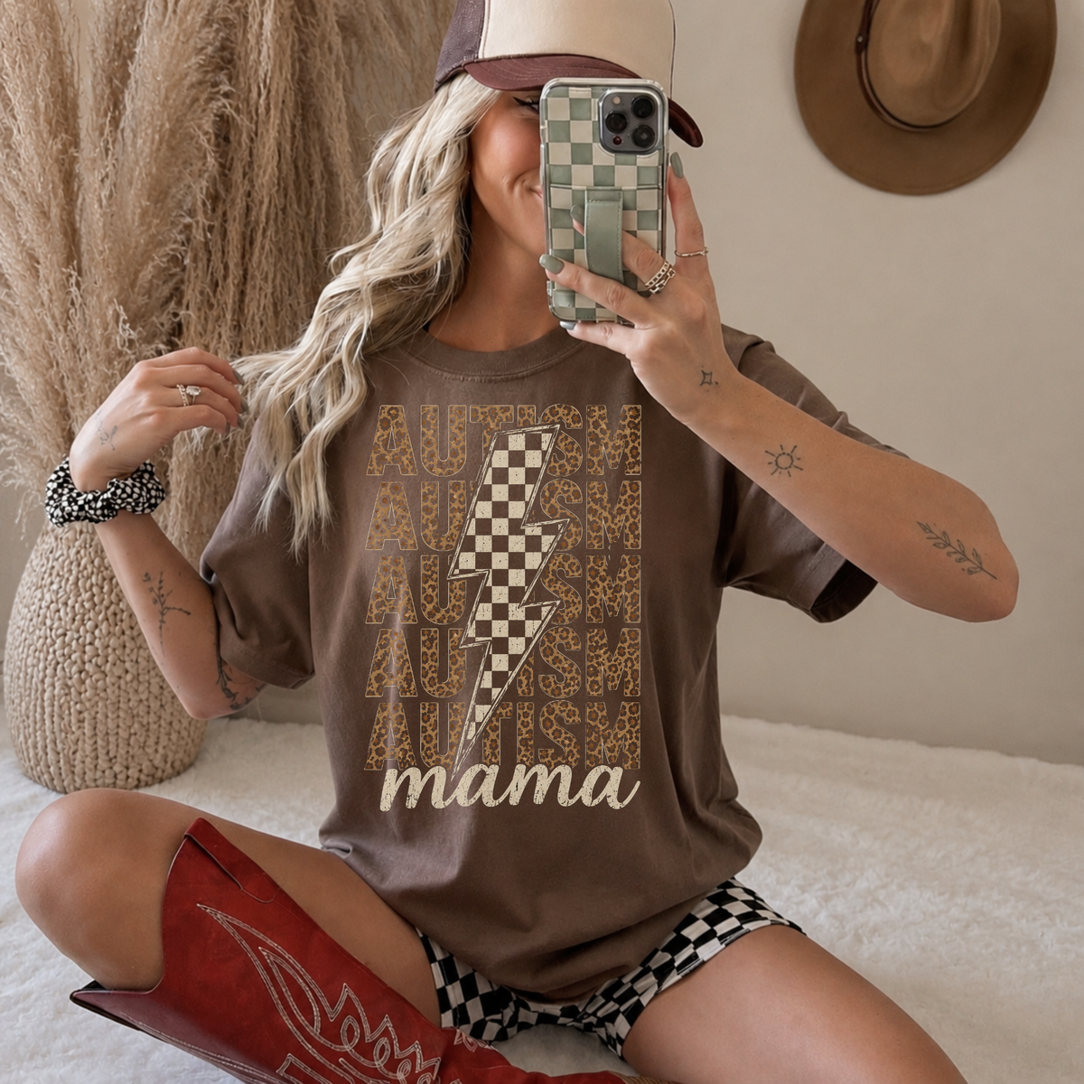 Autism Mama Leopard & Checkered