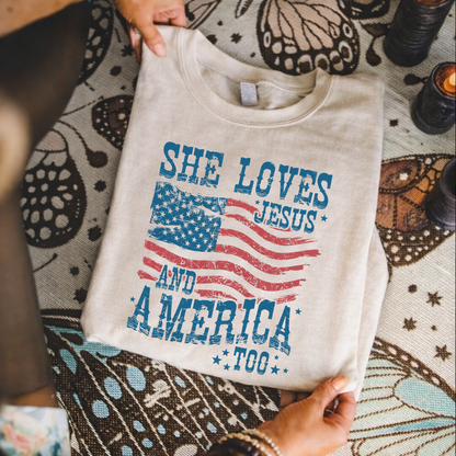 She Loves Jesus And America Too