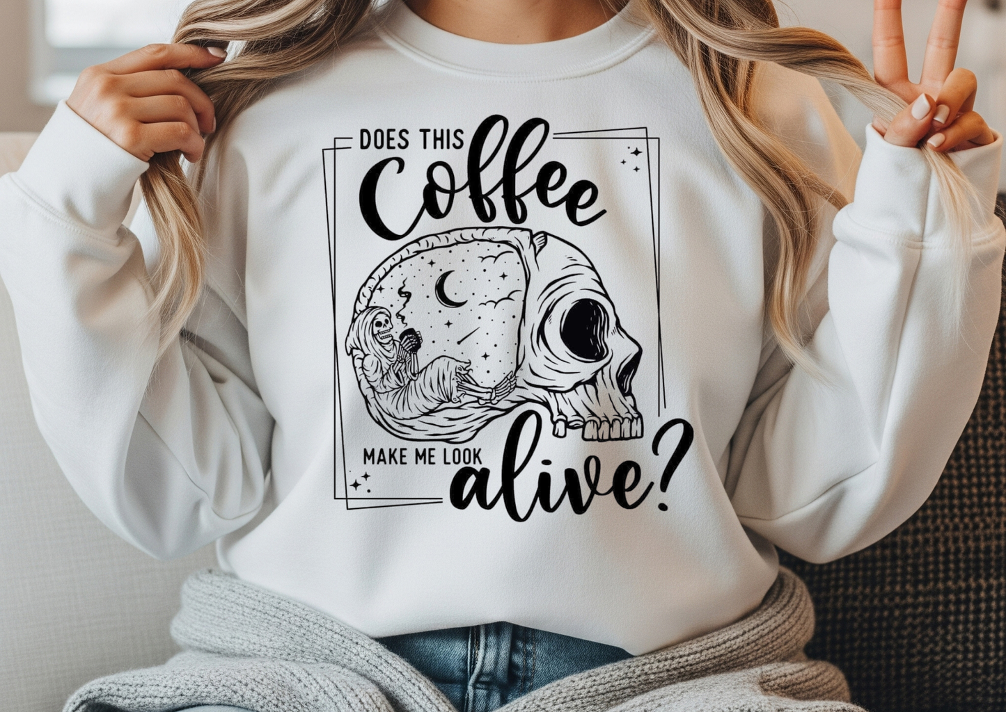 Does This Coffee Make Me Look Alive?